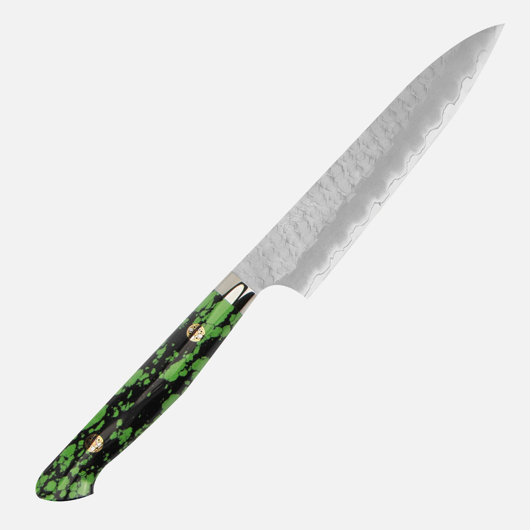 Petty 15 cm Nigara Hamono SG2 Green Frog Limited