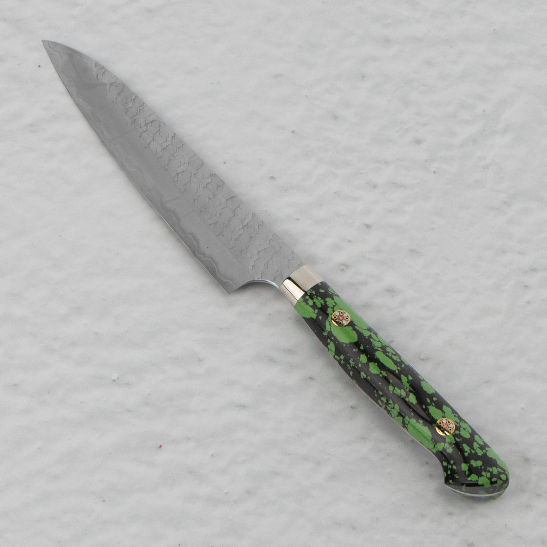 Petty 15 cm Nigara Hamono SG2 Green Frog Limited