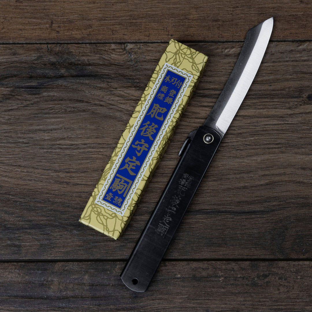 Pocket Knife Higonokami Kanekoma Black 9 cm  Mono