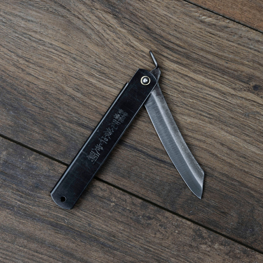 Pocket Knife Higonokami Kanekoma Black 9 cm  Mono