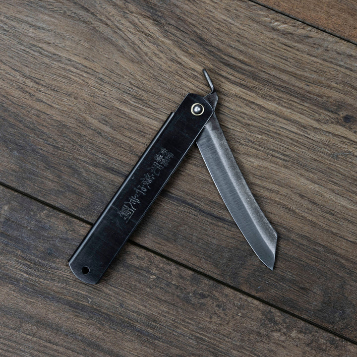 Pocket Knife Higonokami Kanekoma Black 9 cm  Mono