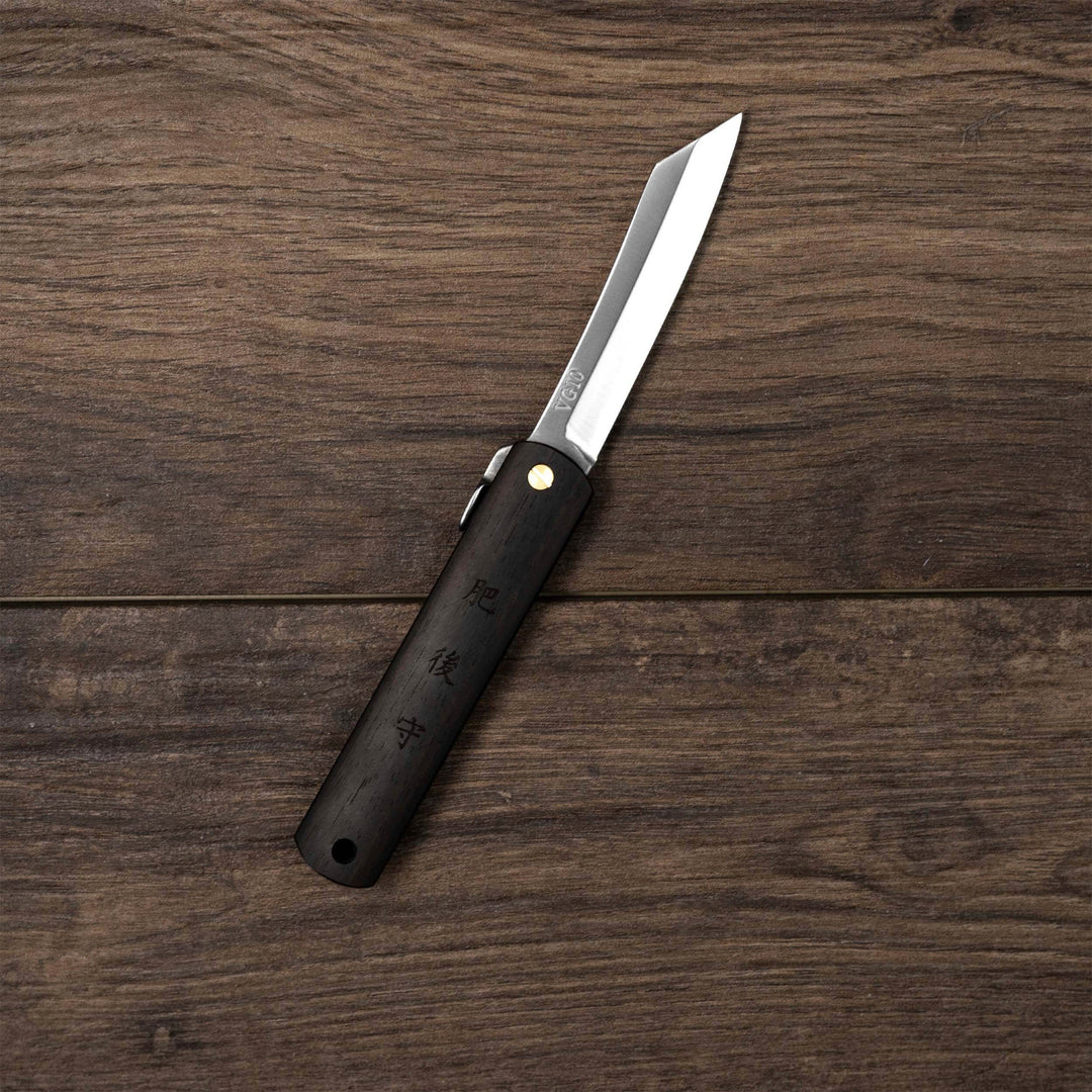 Pocket Knife Higonokami Kanekoma Ebony 8 cm VG-10