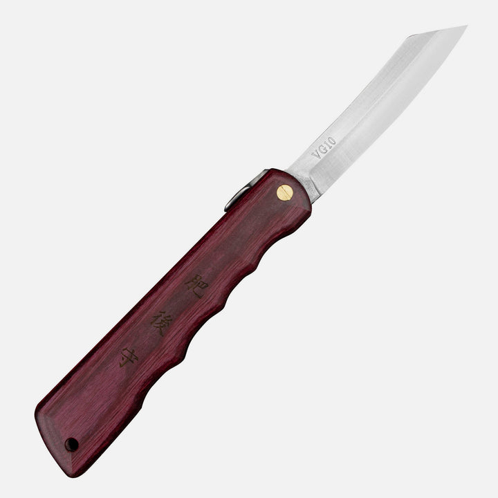 Pocket Knife Higonokami Kanekoma Woody Red 7,5 cm VG-10