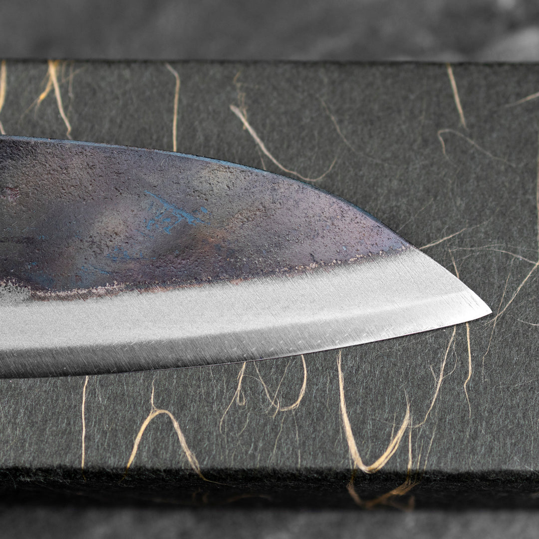 Petty 12 cm Hatsukokoro Kokugei Aogami#1/Iron