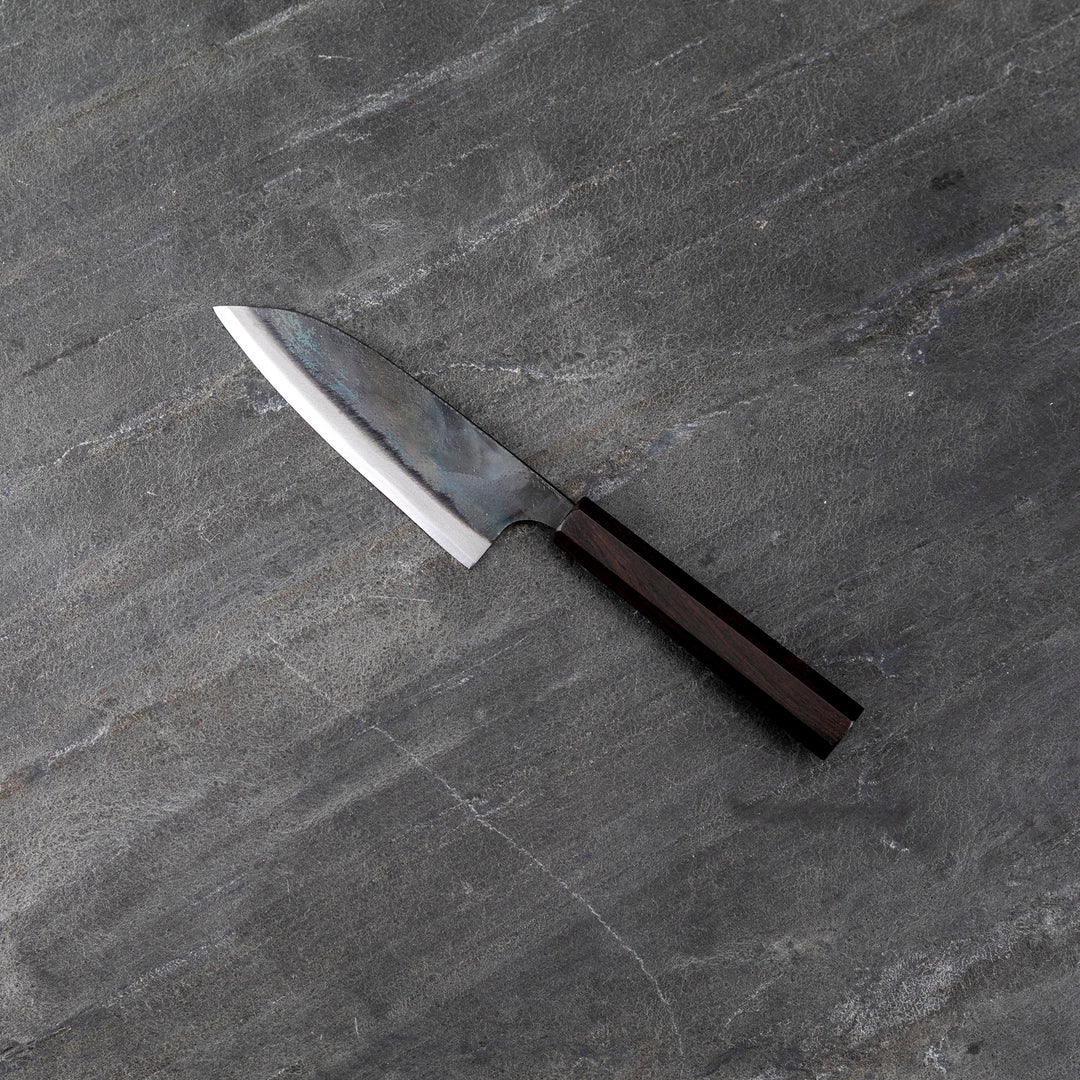 Petty 12 cm Hatsukokoro Kokugei Aogami#1/Iron
