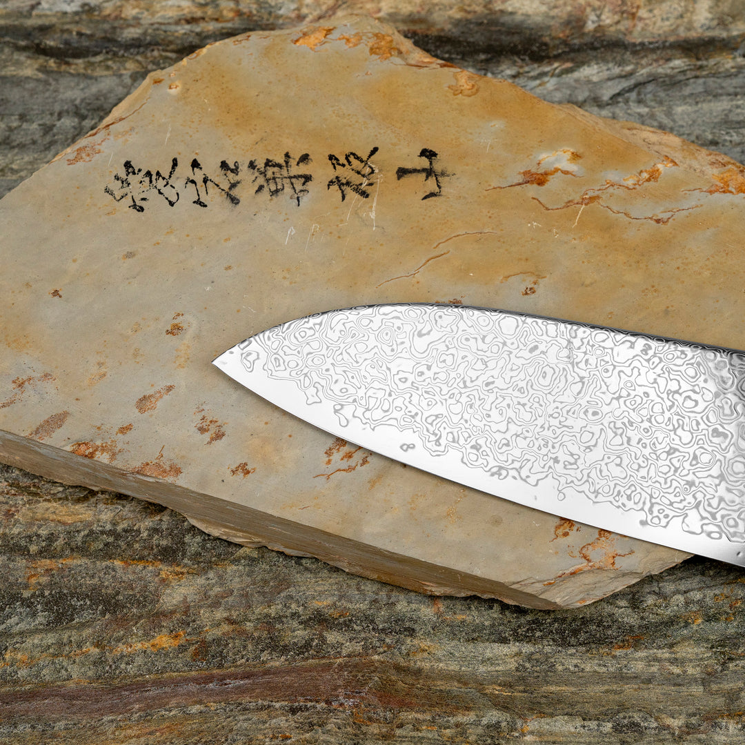 Santoku 18 cm Hatsukokoro Saihyo Mirror SG2