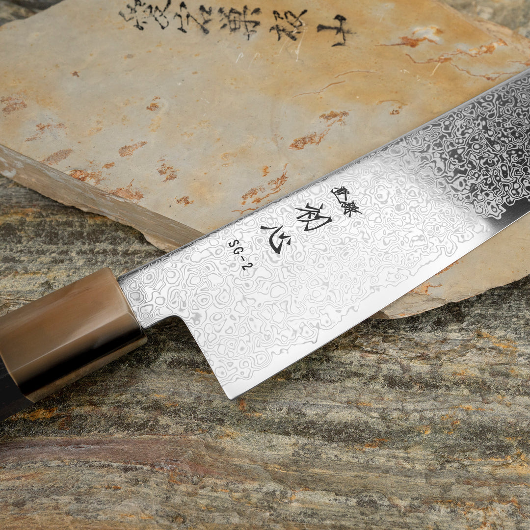 Gyuto 21 cm Hatsukokoro Saihyo Mirror SG2