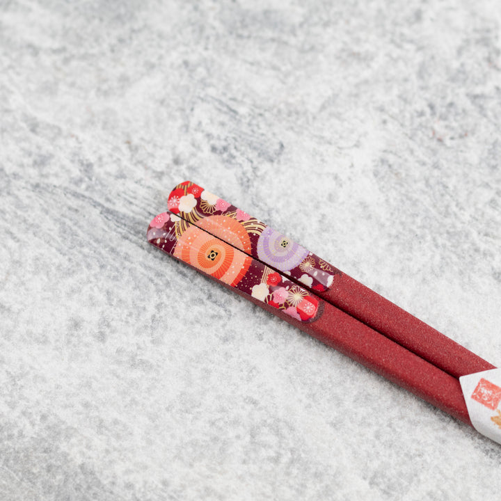 Japońskie Pałeczki do sushi Kawai - Adesugata Red