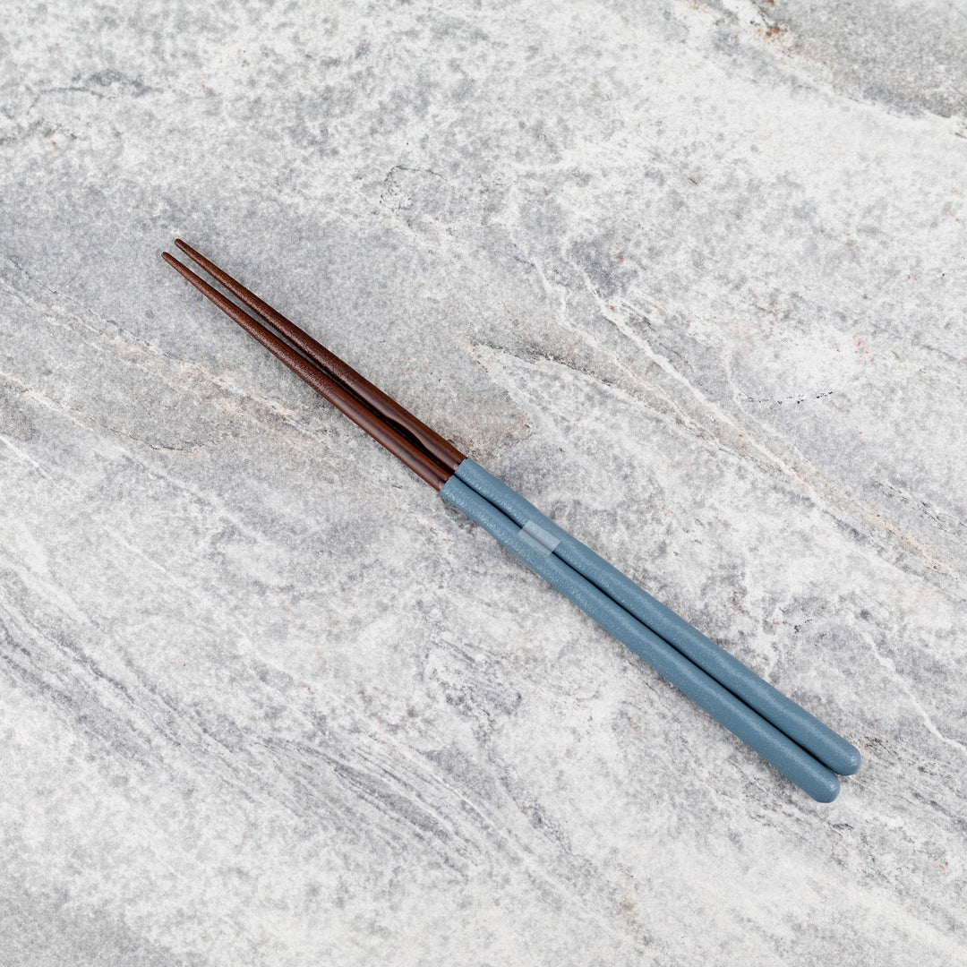 Japońskie Pałeczki do sushi Kawai - Habori Kanshitsu Blue-Grey