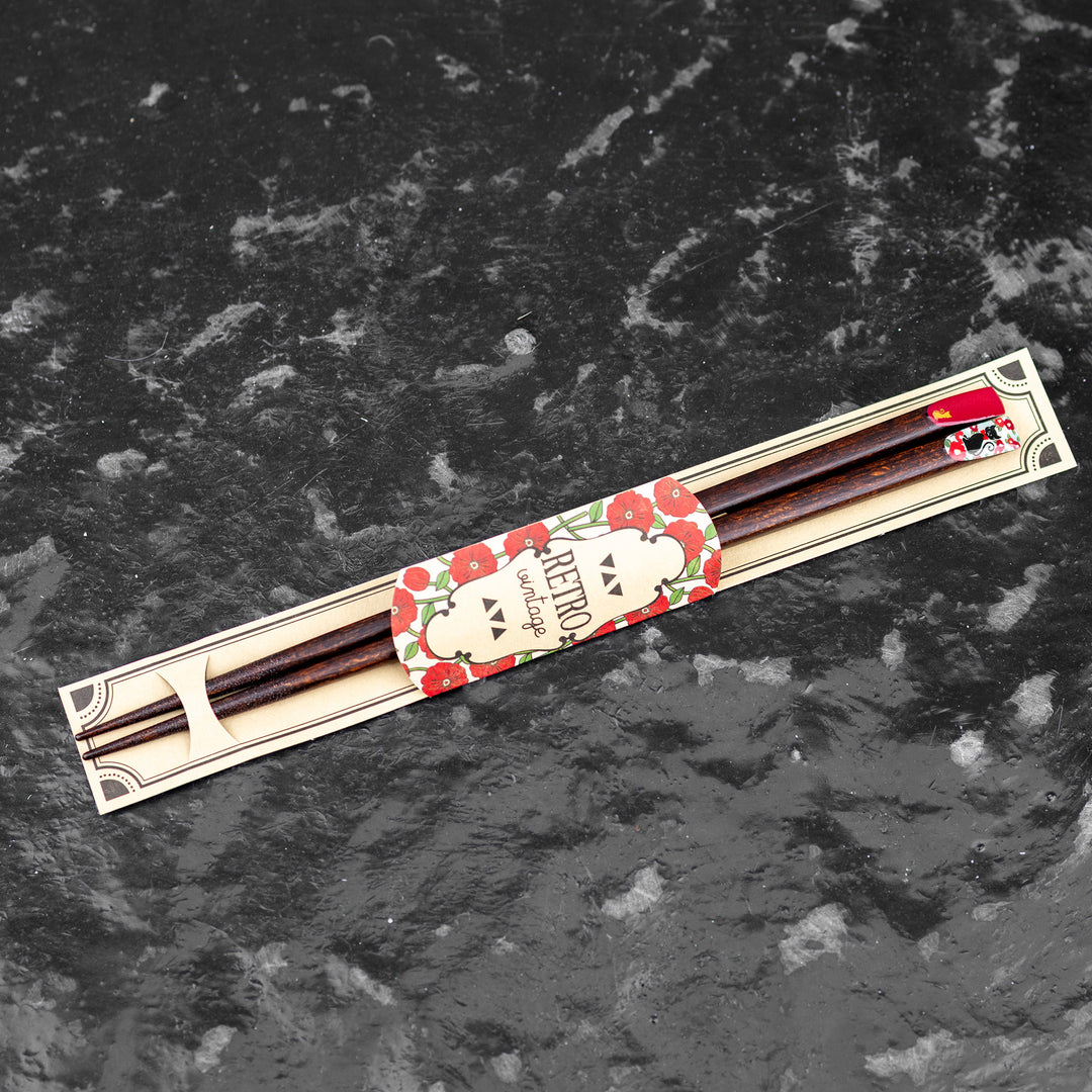 Japońskie Pałeczki do sushi Kawai - Retro Vintage Minette