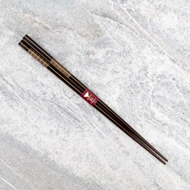 Japońskie Pałeczki do sushi Kawai - Rokkaku Yagiri Brown