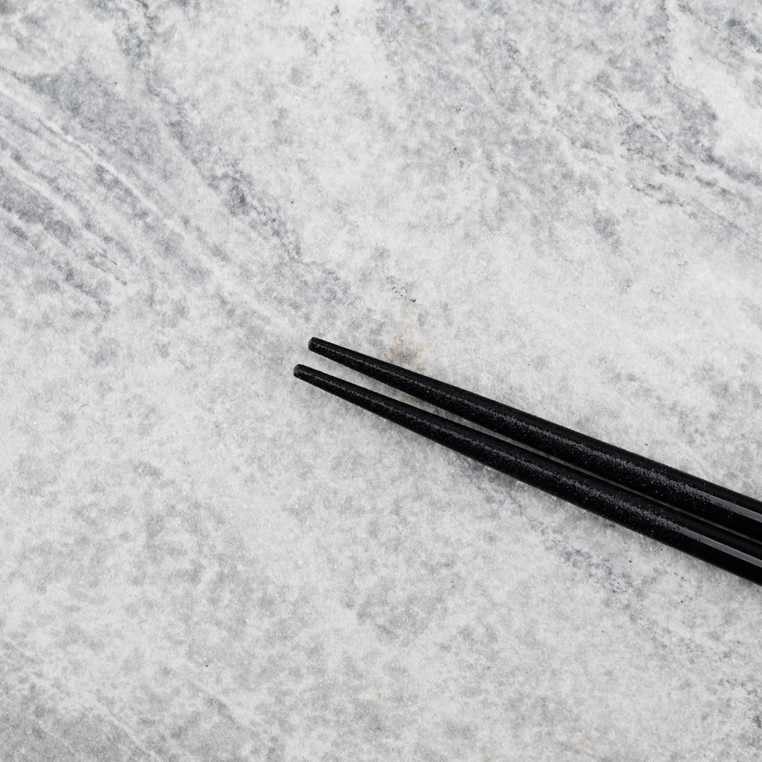 Japońskie Pałeczki do sushi Kawai - Round Curving Black