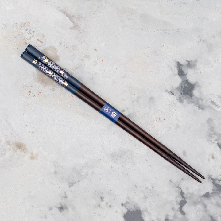 Japońskie Pałeczki do sushi Kawai - Seigai Chidori Blue