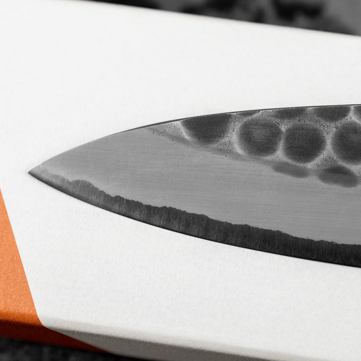 Petty 13,5 cm Mutsumi Hinoura Hammered Shirogami#2/SS