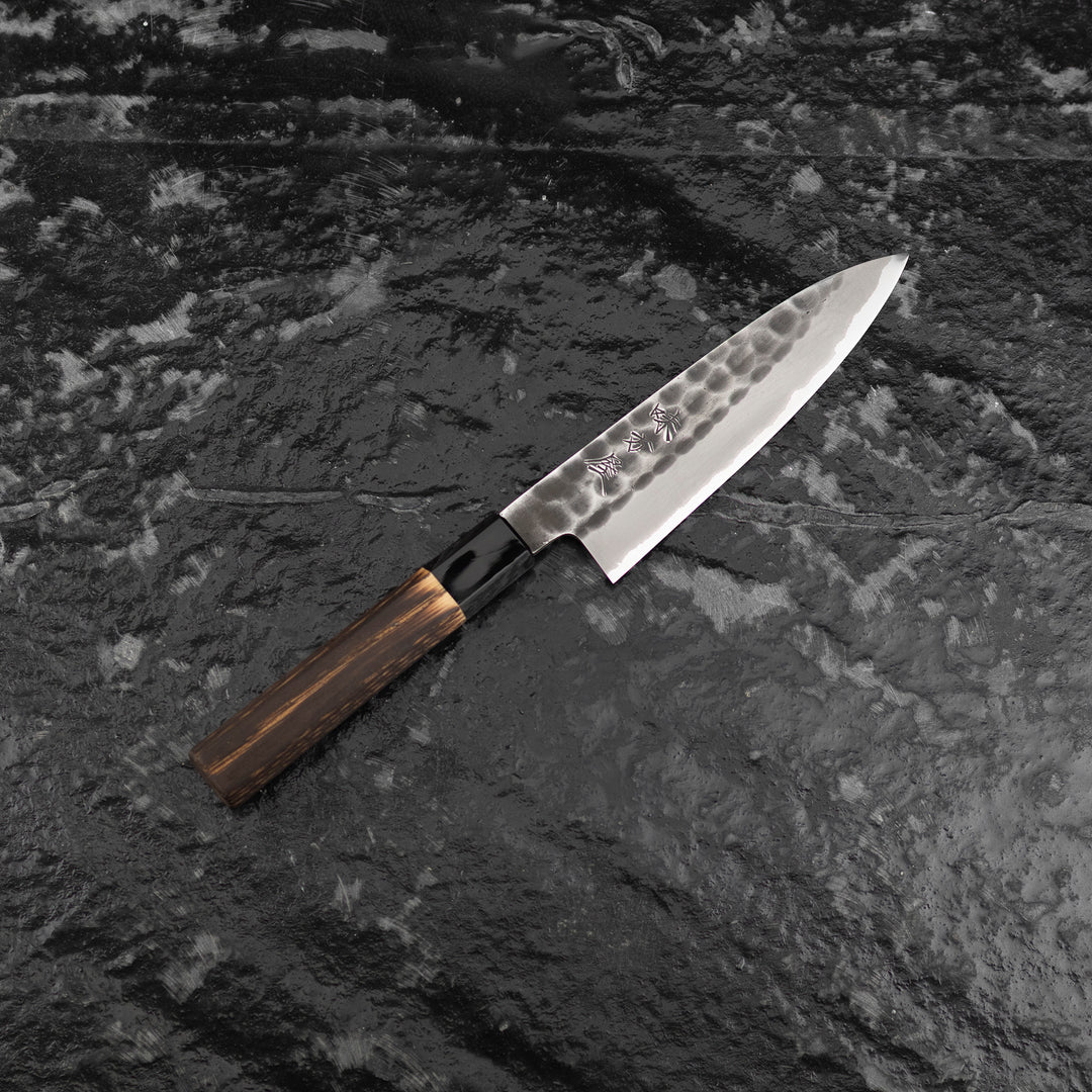 Petty 13,5 cm Mutsumi Hinoura Hammered Shirogami#2/SS