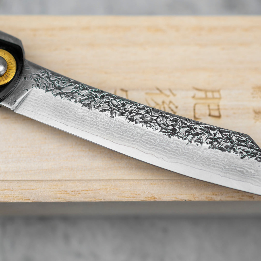 Nóż kieszonkowy Higonokami Kanekoma Momiji Urushi VG-10 7,5 cm