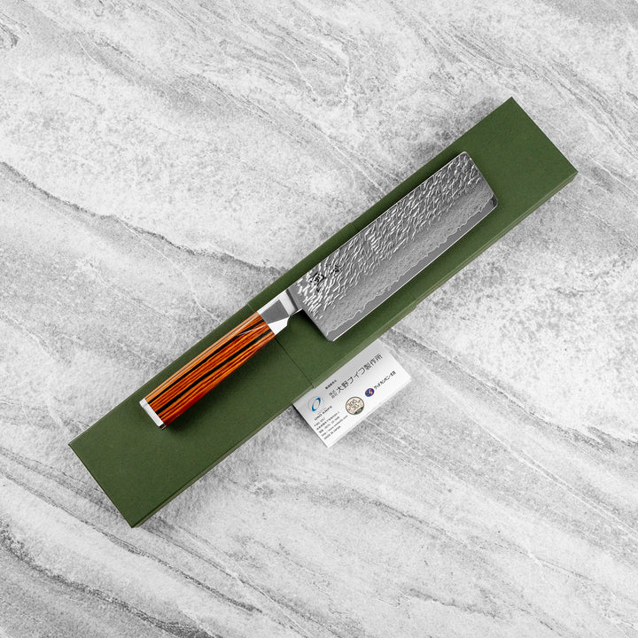 Nakiri 16,5 cm Ono Suzukaze SG2 Damascus