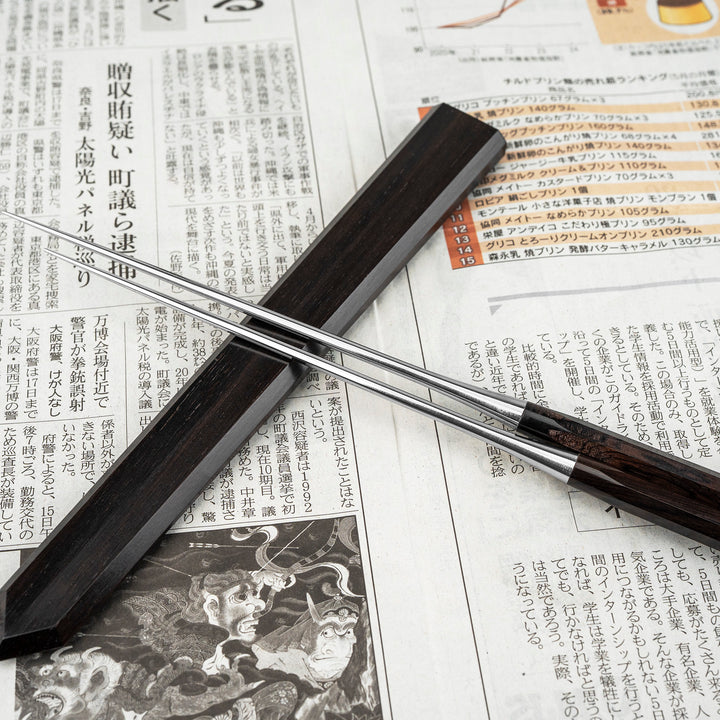 Japońskie Pałeczki Moribashi 15 cm + Saya + Etui