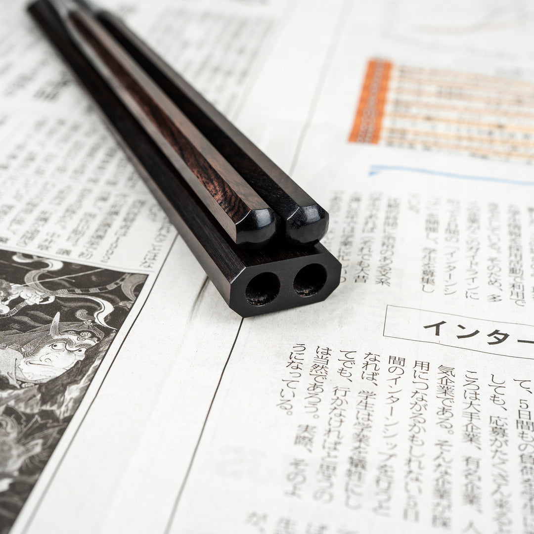 Japońskie Pałeczki Moribashi 15 cm + Saya + Etui