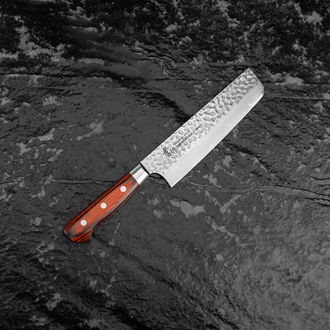 Nakiri 16,5 cm Sakai Takayuki Hammered VG-10