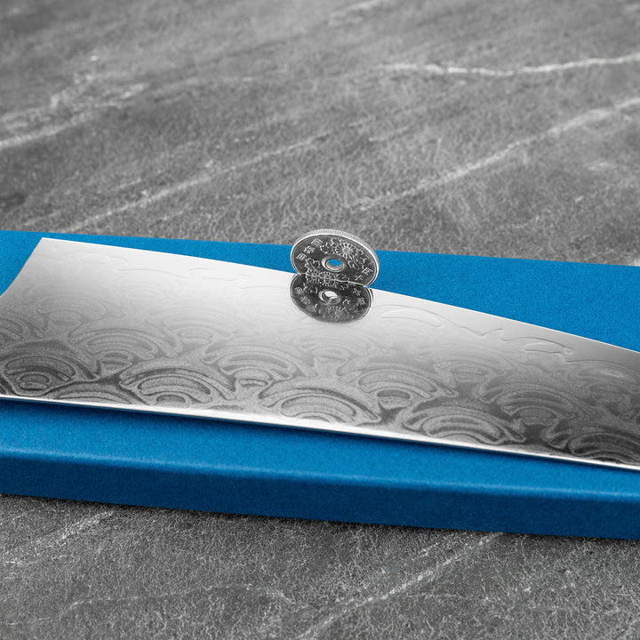 Kengata 19 cm Sakai Takayuki Seigaiha Bohler N685 Damascus