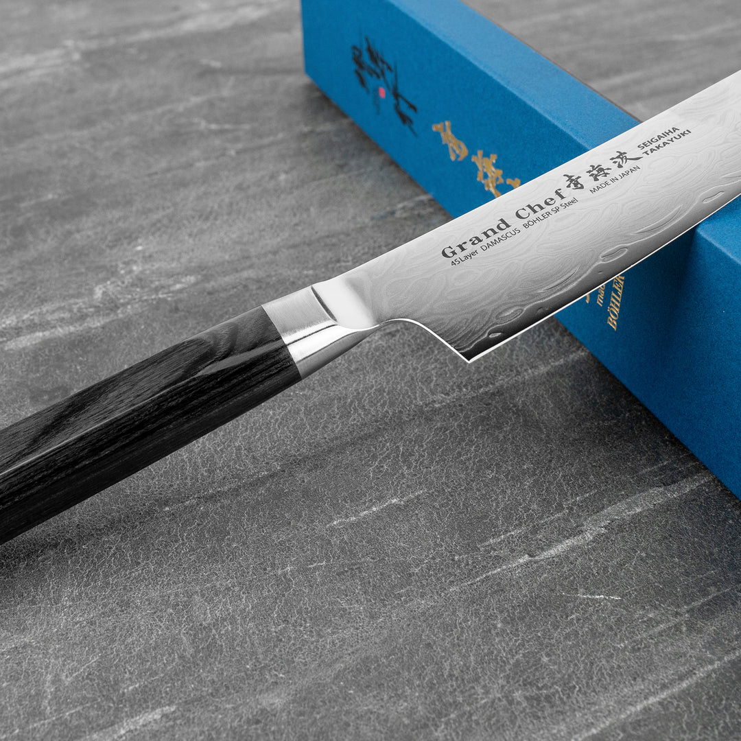 Kengata 19 cm Sakai Takayuki Seigaiha Bohler N685 Damascus