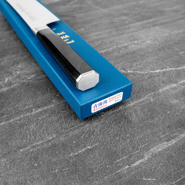 Nakiri 16 cm Sakai Takayuki Seigaiha Bohler N685 Damascus