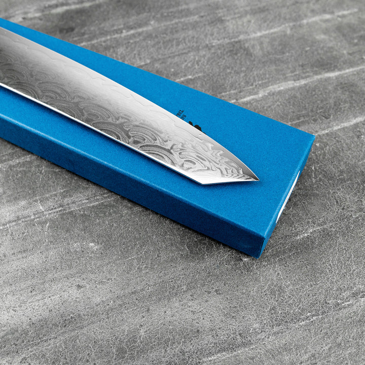 Sujihiki 25 cm Sakai Takayuki Seigaiha Bohler N685 Damascus