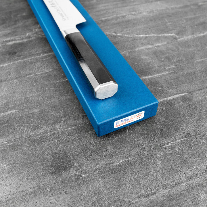 Sujihiki 25 cm Sakai Takayuki Seigaiha Bohler N685 Damascus