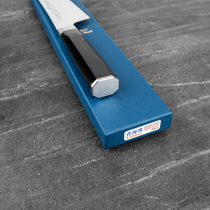 Gyuto 21 cm Sakai Takayuki Seigaiha Bohler N685 Damascus