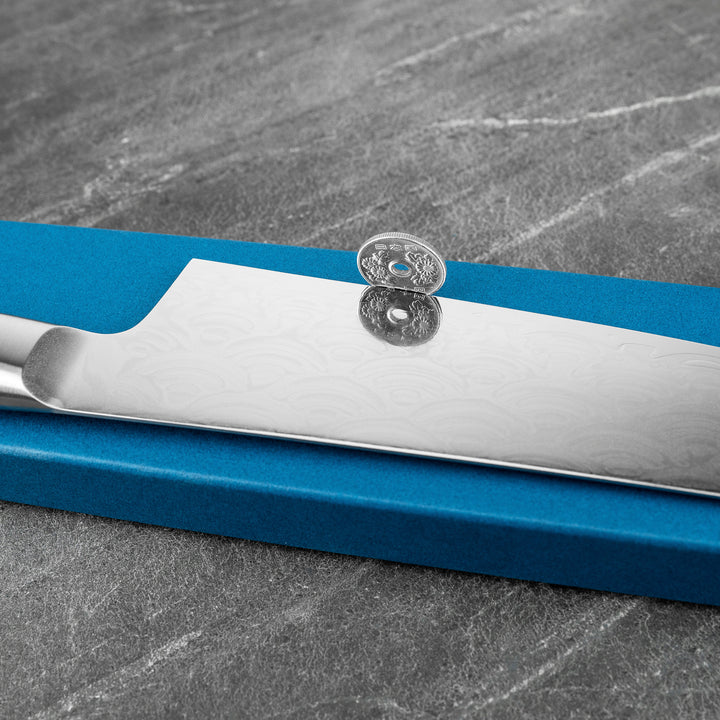 Gyuto 24 cm Sakai Takayuki Seigaiha Bohler N685 Damascus