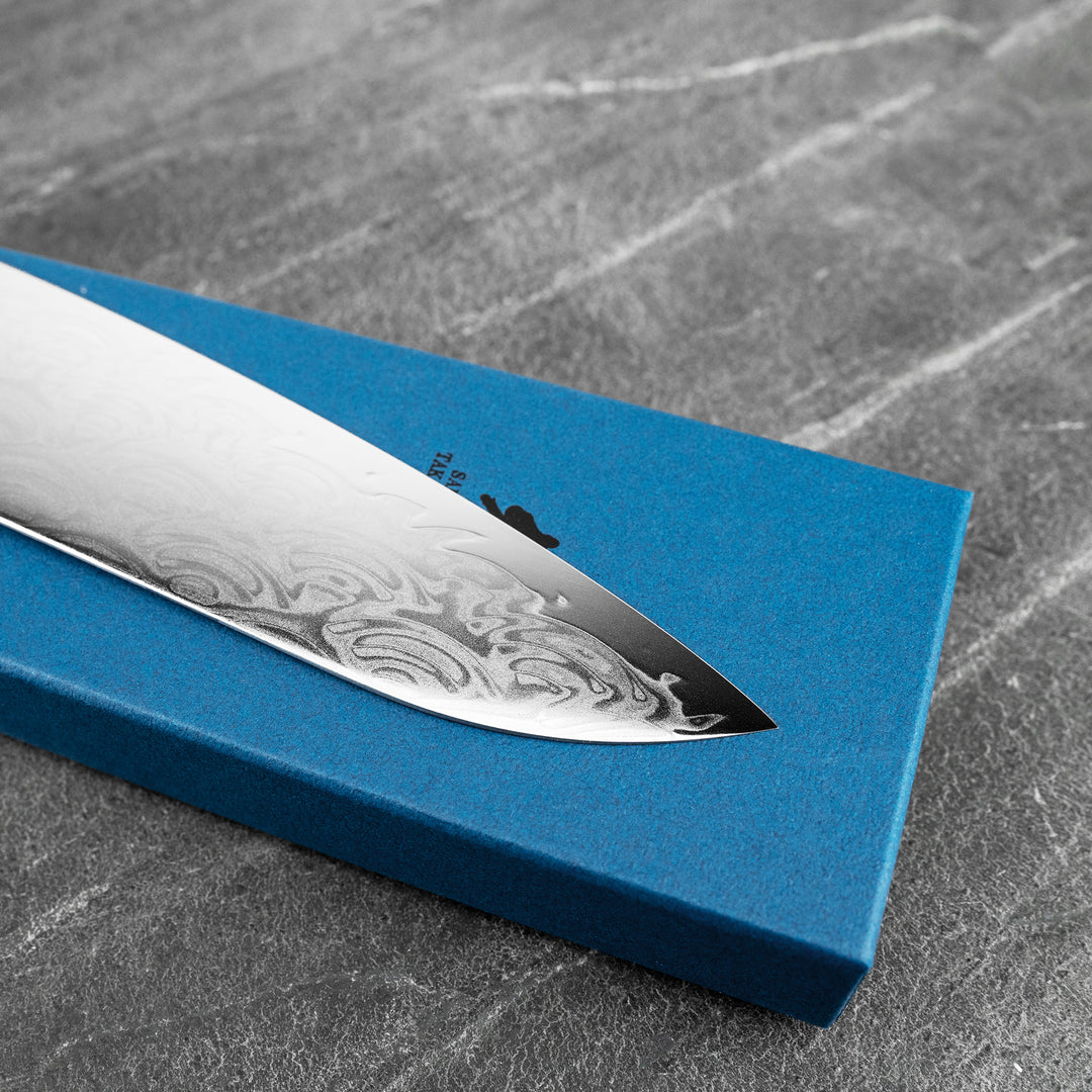 Gyuto 24 cm Sakai Takayuki Seigaiha Bohler N685 Damascus