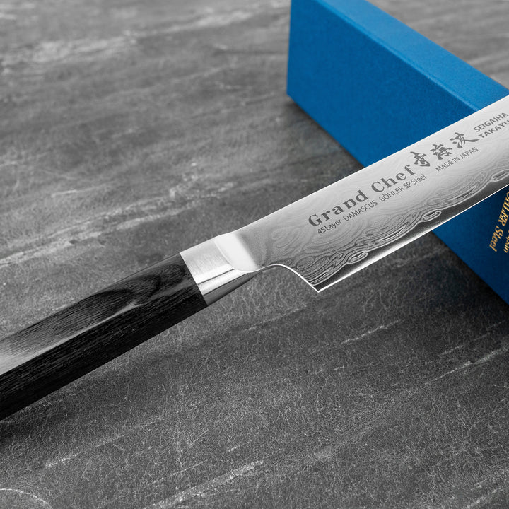 Gyuto 24 cm Sakai Takayuki Seigaiha Bohler N685 Damascus