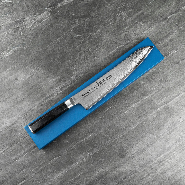 Gyuto 24 cm Sakai Takayuki Seigaiha Bohler N685 Damascus