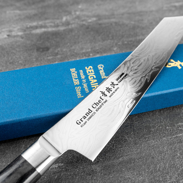 Petty 15 cm Sakai Takayuki Seigaiha Bohler N685 Damascus