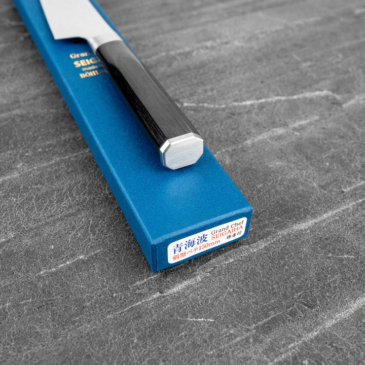 Petty 15 cm Sakai Takayuki Seigaiha Bohler N685 Damascus