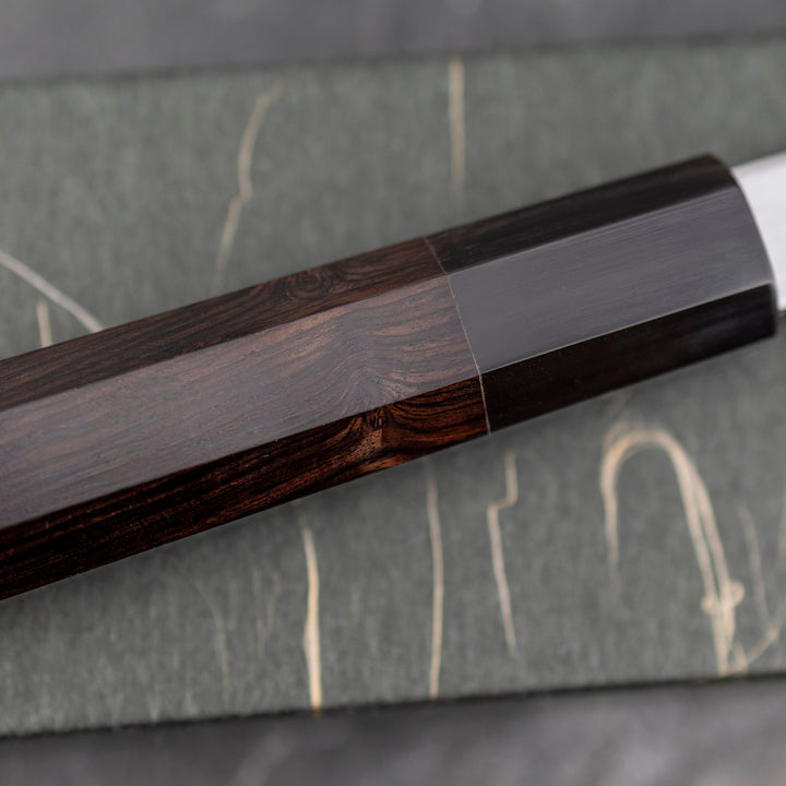Petty 14 cm Satoshi Nakagawa Aogami#1/Iron Damascus