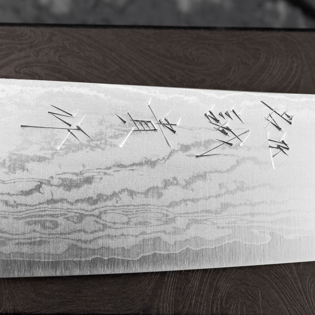 Gyuto 18 cm Shigeki Tanaka Pink VG-10 Damascus