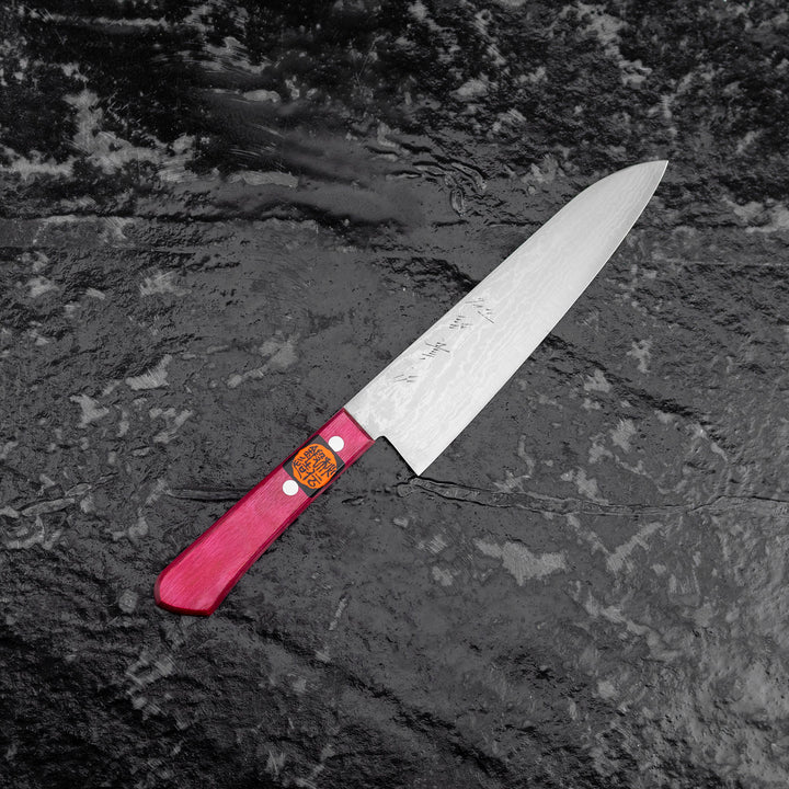 Gyuto 18 cm Shigeki Tanaka Pink VG-10 Damascus