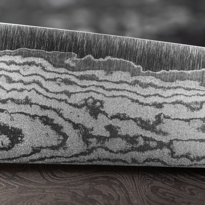 Gyuto 18 cm Shigeki Tanaka Red VG-10 Damascus