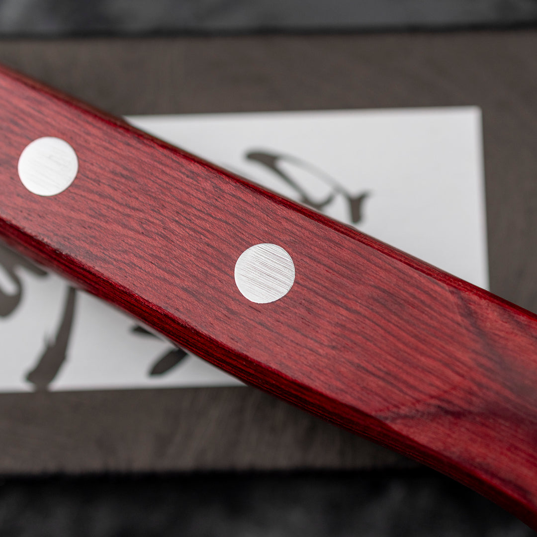 Petty 12 cm Shigeki Tanaka Red VG-10 Damascus