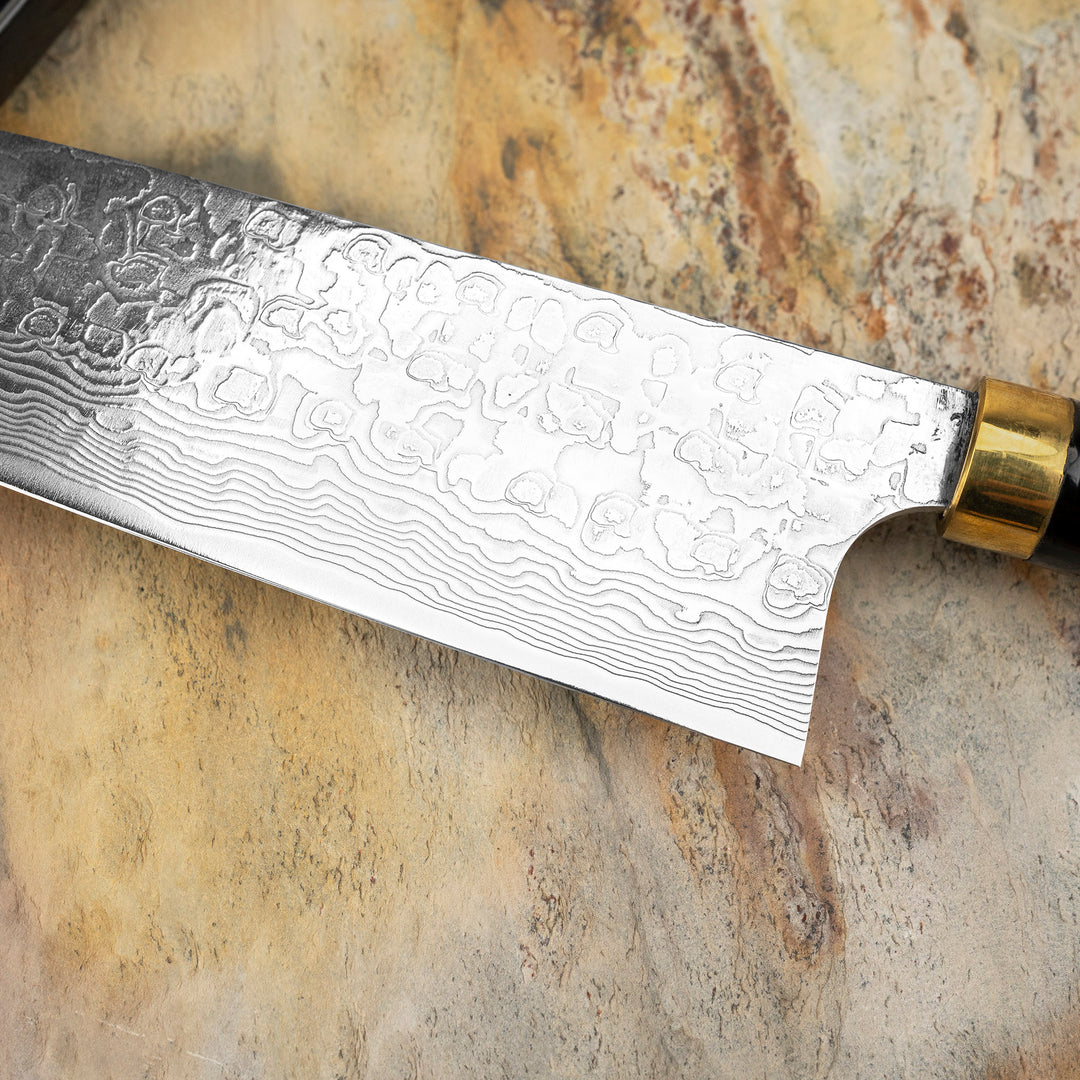 Gyuto 21 cm Takeshi Saji Art Fuji Unique R-2 + Saya