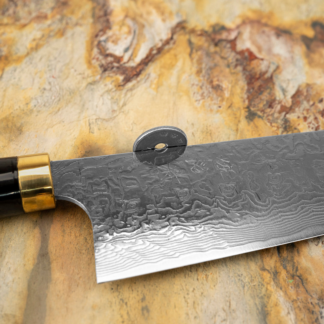 Gyuto 21 cm Takeshi Saji Art Fuji Unique R-2 + Saya