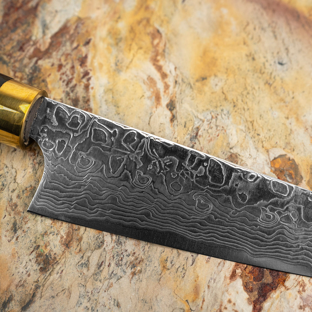 Petty 13 cm Takeshi Saji Art Fuji Unique R-2 + Saya