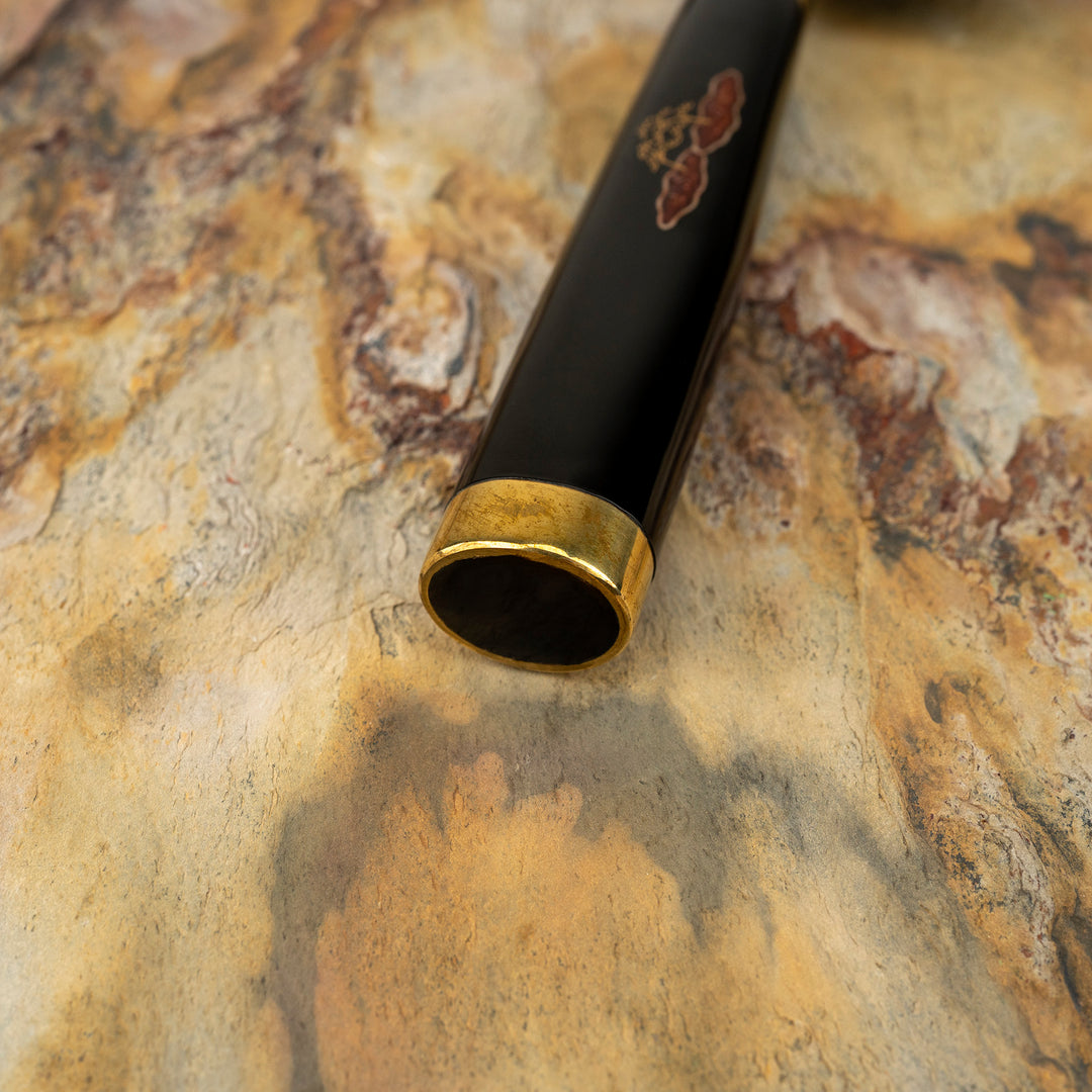 Gyuto 21 cm Takeshi Saji Art Fuji on Lake R-2 + Saya