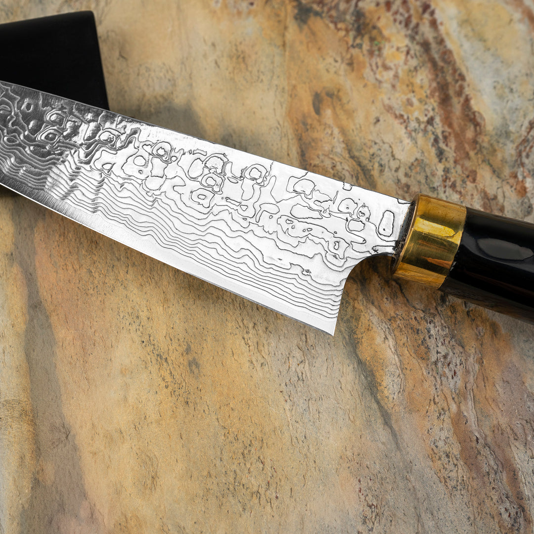 Petty 13 cm Takeshi Saji Art Tori Fuji on Lake R-2 + Saya