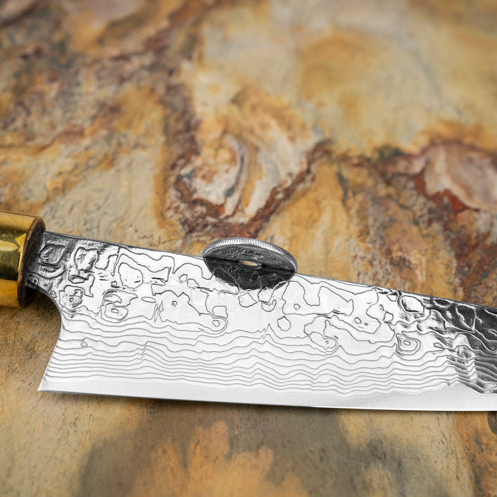 Petty 13 cm Takeshi Saji Art Tori Fuji on Lake R-2 + Saya