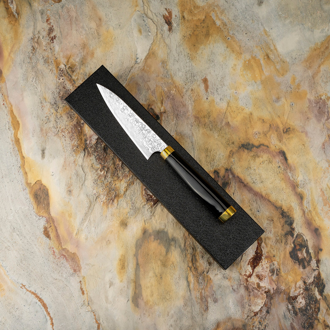 Petty 13 cm Takeshi Saji Art Tori Fuji on Lake R-2 + Saya