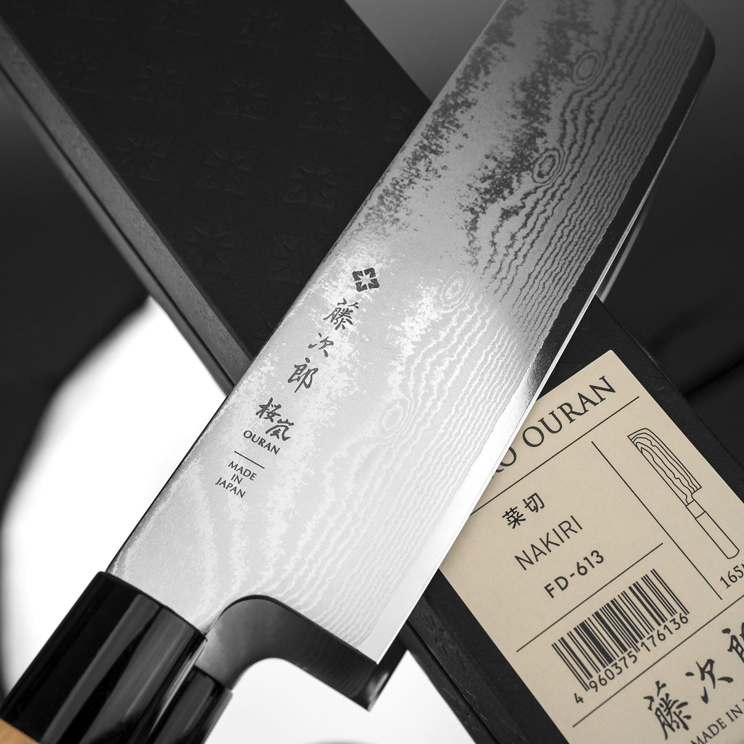 Nakiri 16,5 cm Tojiro Ouran VG-10 Damascus