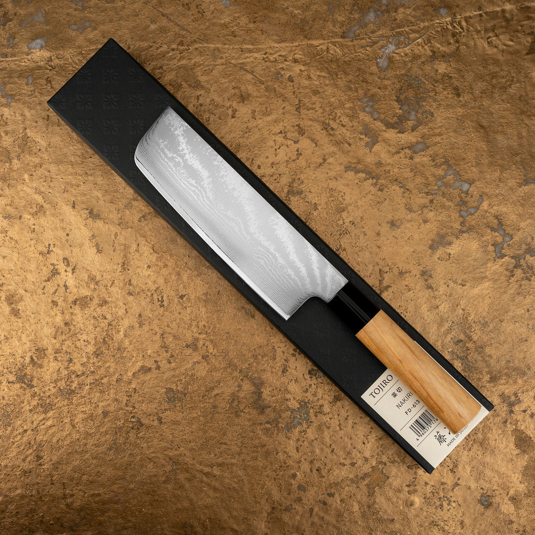 Nakiri 16,5 cm Tojiro Ouran VG-10 Damascus